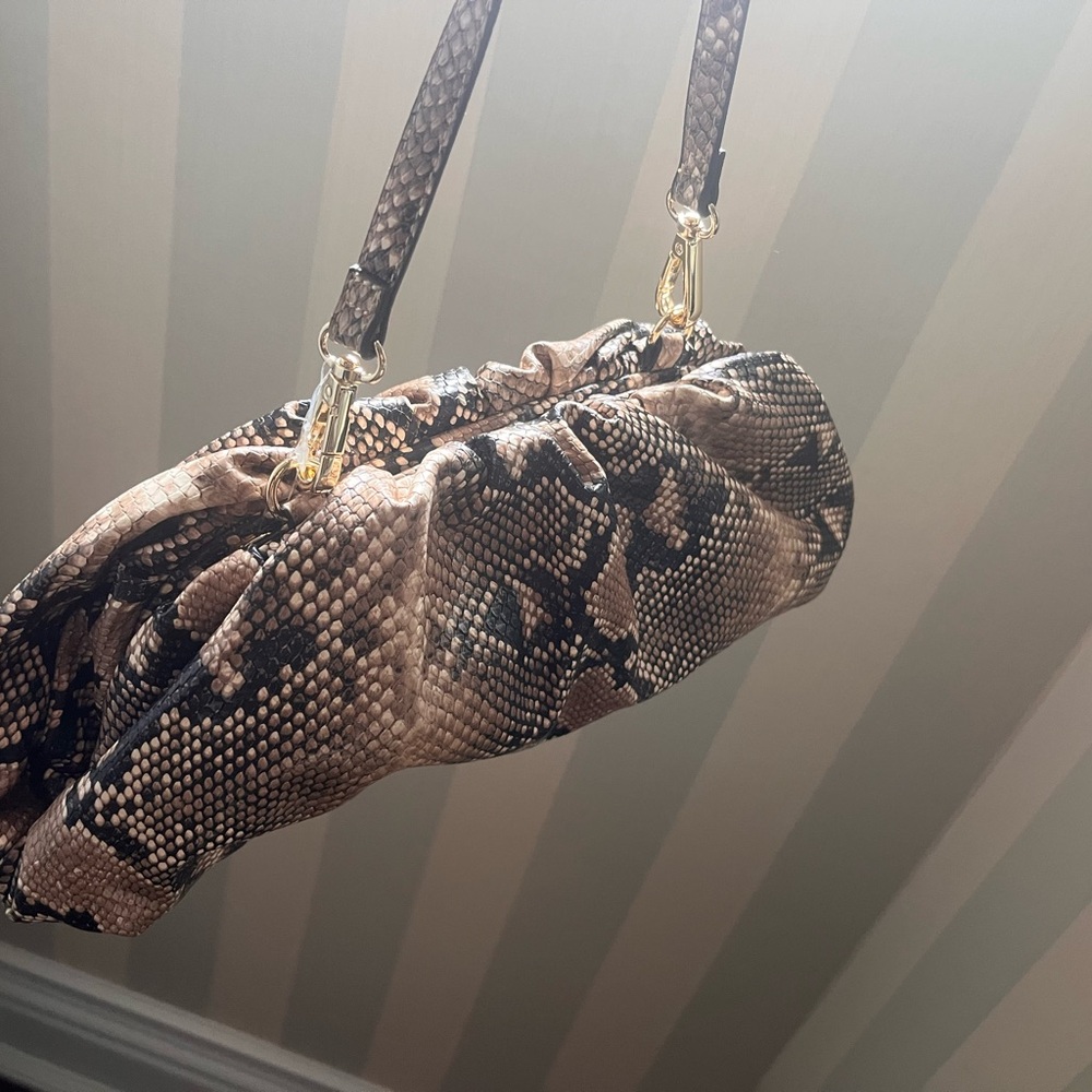 Snakeskin Patterned Bag